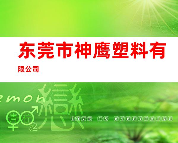 东莞市神鹰塑料有限公司