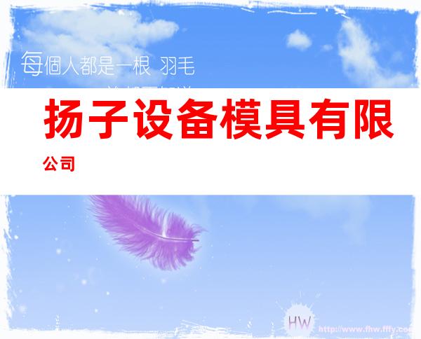 扬子设备模具有限公司