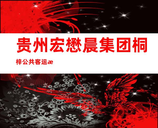 贵州宏懋晨集团桐梓公共客运有限公司