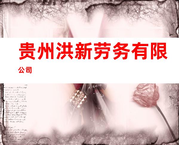 贵州洪新劳务有限公司